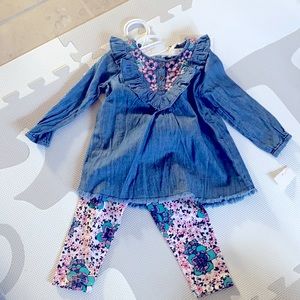 Baby tunic and leggings set